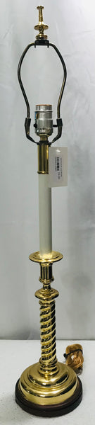 Gold Toned 30" Lamp TESTED