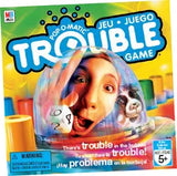 2002 Pop O Matic Trouble Board Game Complete Milton Bradley DAMAGED BOX