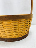 Wicker Basket With Handle