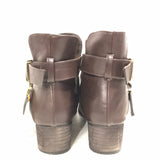 Breckelle's Brown Ankle Boots With Buckle's Ladies 8.5
