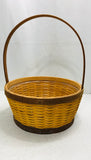 Wicker Basket With Handle